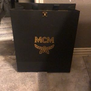 Mcm brand large shopping bag